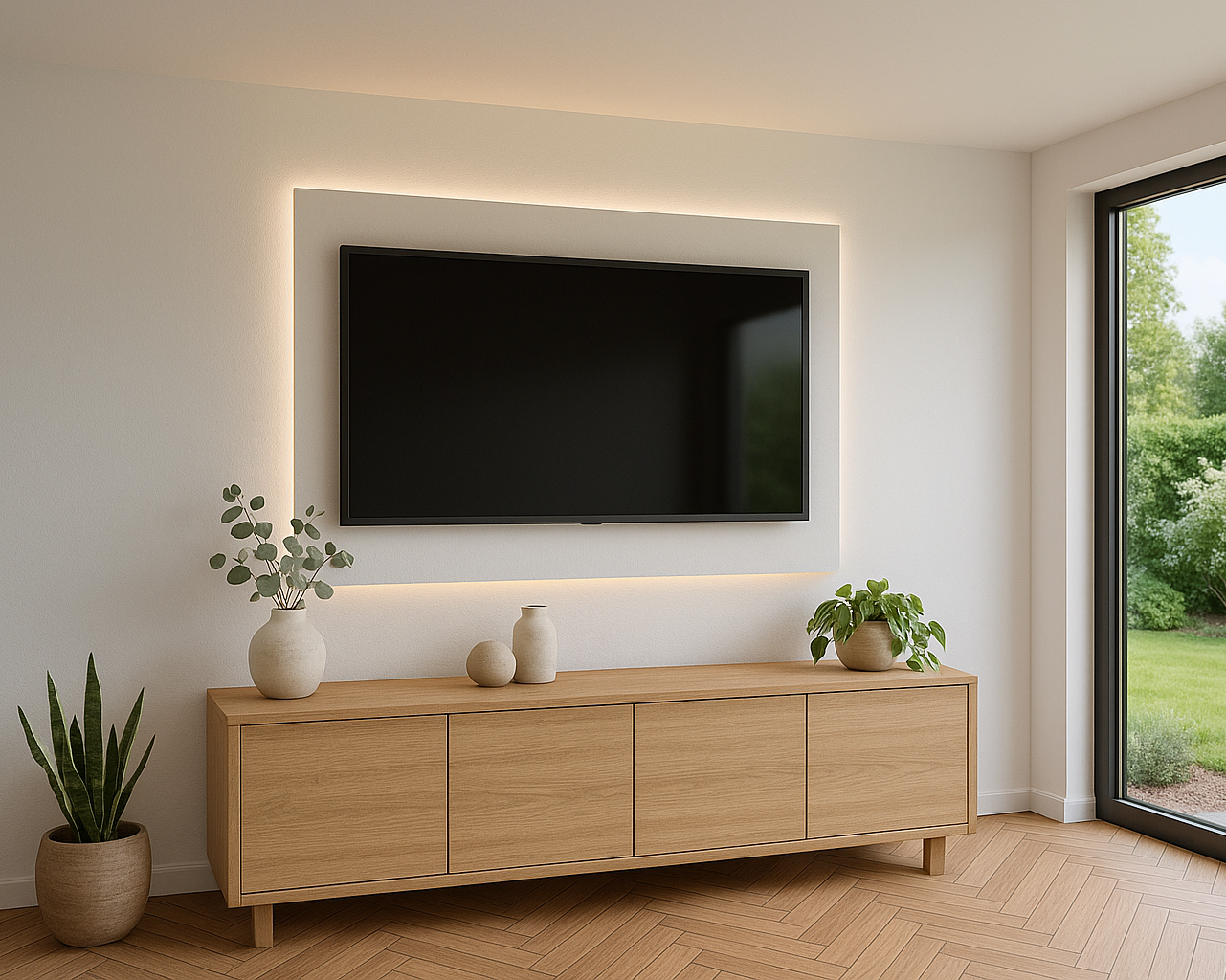 TV-Wandpaneel Horizon bis 70'' TV