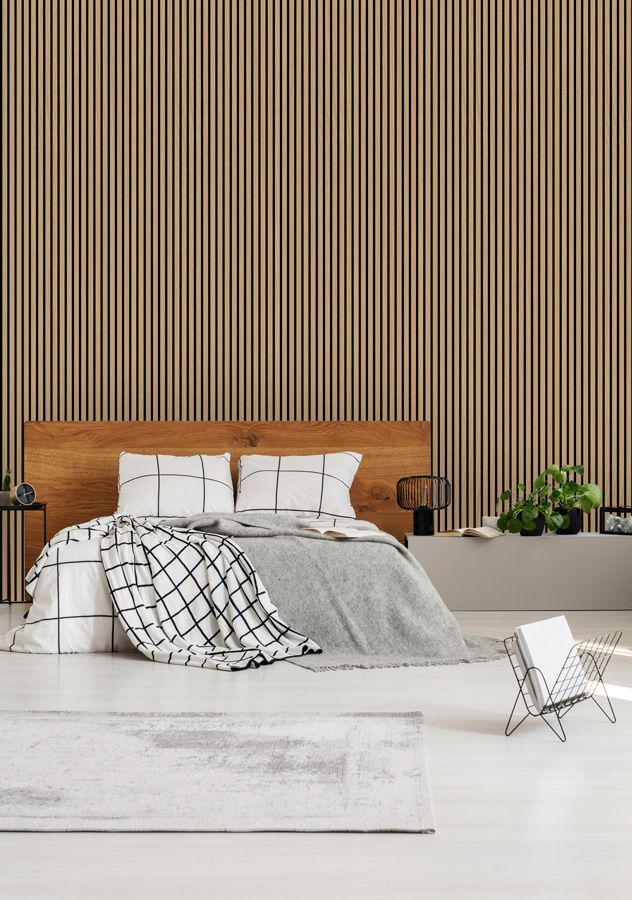 Akustikpaneel Teak 240cm x 60cm x 2,2cm