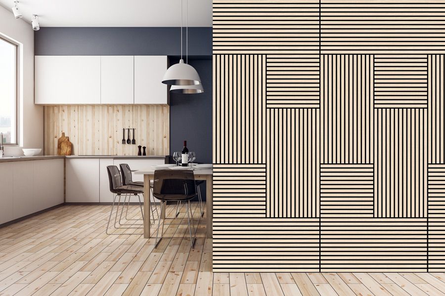 Modular Wall Wandpaneel Letea Oak 104 x 52cm