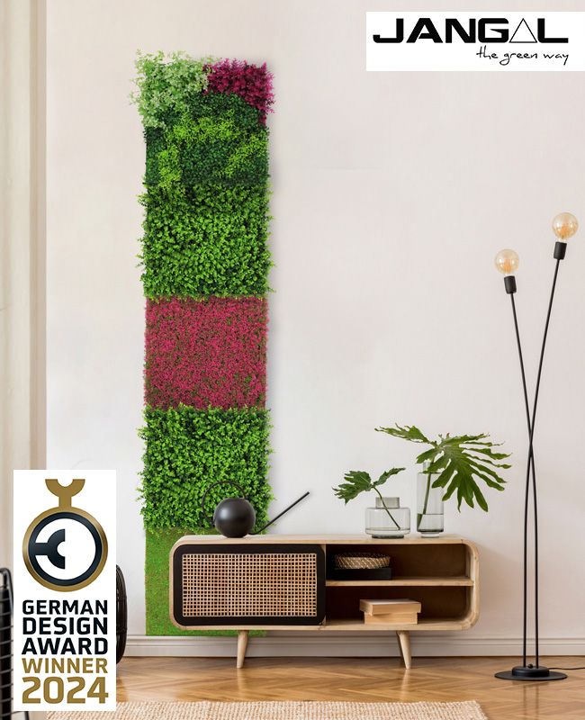 Modular Wall Design Flora Pink Design Grass