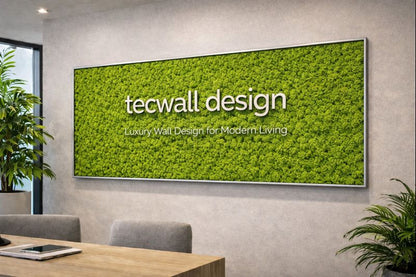 Moosbild mit individuellem Firmenlogo