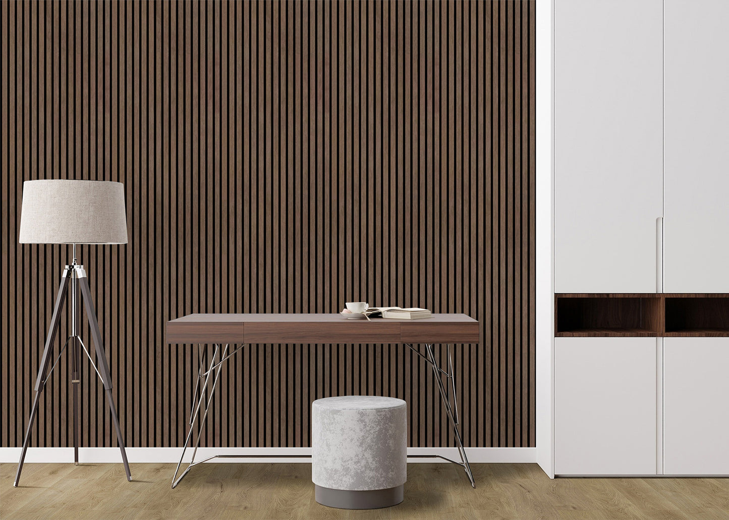 Akustikpaneel Walnut 240cm x 60cm x 2,2cm