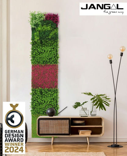 Modular Wall Design Flora Pink Design Grass