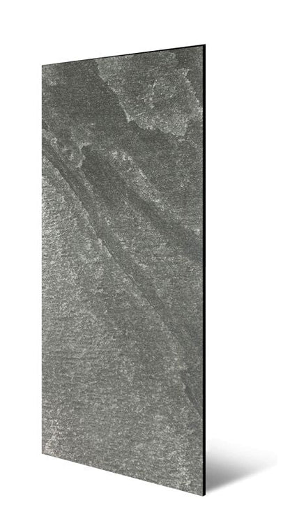 Modular Wall Stone Panel Grey Slate 104 x 52cm