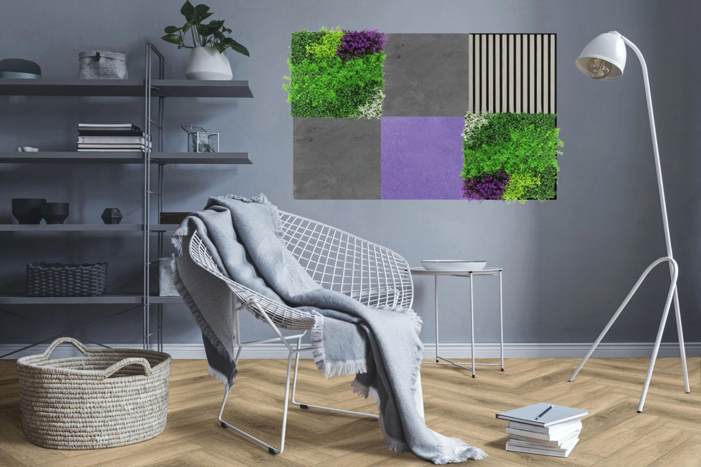 Modular Wall Stone Panel Black Slate 52 x 52cm