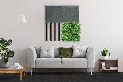 Modular Wall Stone Panel Black Slate 104 x 52cm